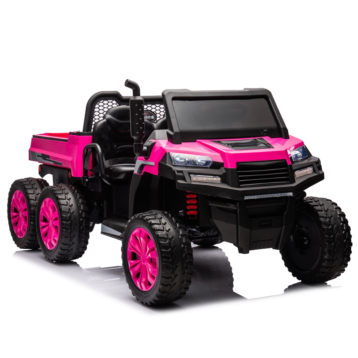 CIPACHO 24V Kids Ride On Dump Truck with Remote Control, Electric UTV Vehicles with 4WD Power 6 Wheels Ride On Toys for Boys Girls, Pink CIPACHO 24V Kids Ride On Dump Truck with Remote Control, Electric UTV Vehicles with 4WD Power 6 Wheels Ride On Toys for Boys Girls, Pink