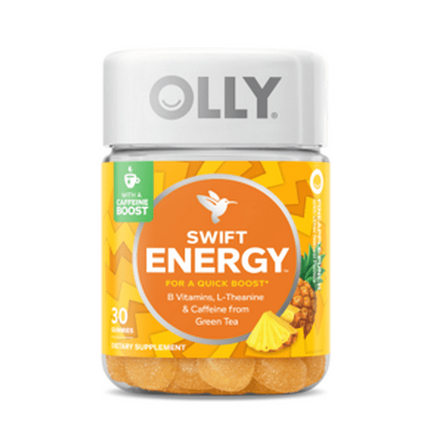 Olly Swift Energy Gummies with Caffeine LTheanine & B Vitamins, 30 ct