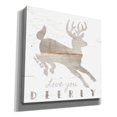 thumbnail image 2 of Epic Graffiti 'Love You Deerly' by Cindy Jacobs, Canvas Wall Art, 18"x18", 2 of 2