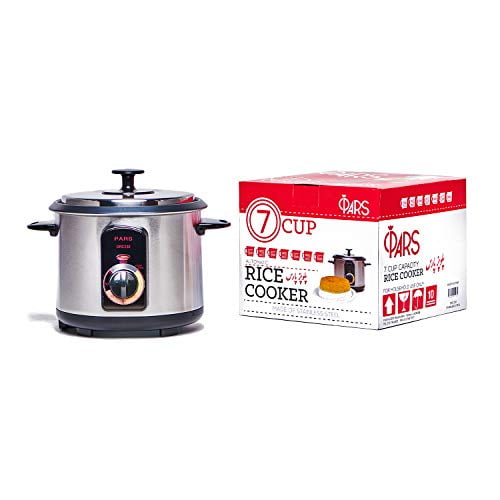 Pars Automatic Persian Rice Cooker - Tahdig Rice Maker Perfect Rice Crust 3 Cup