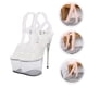 thumbnail image 5 of Moluckfu 1Par Sandalias Transparentes Para Mujer Material Premium Uso En Fiestas Y Oficinas, 5 of 8
