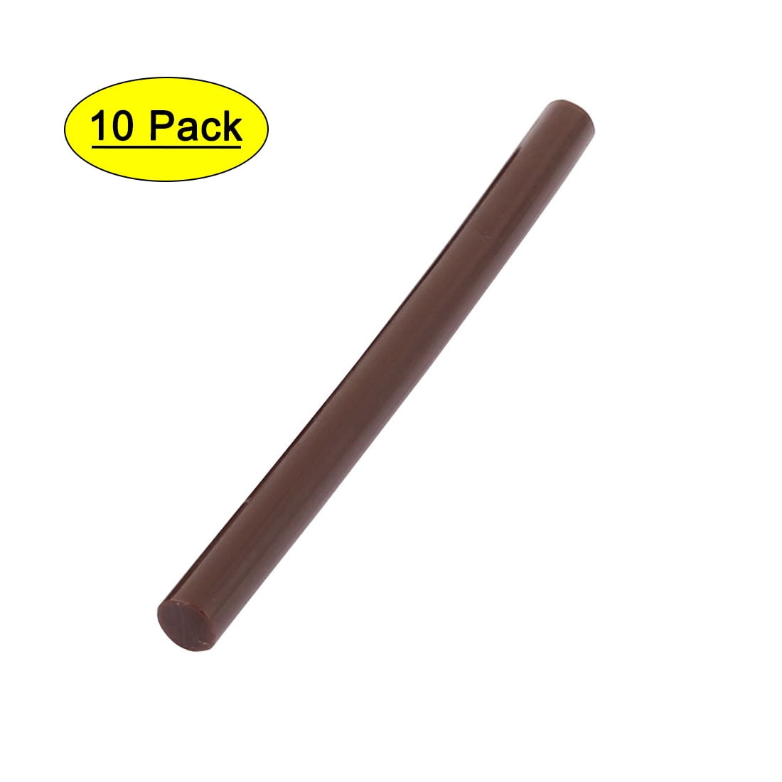 10pcs 100mm x 7mm  Brown Adhesive Hot Melt Glue Sticks For Hot Melt Glue