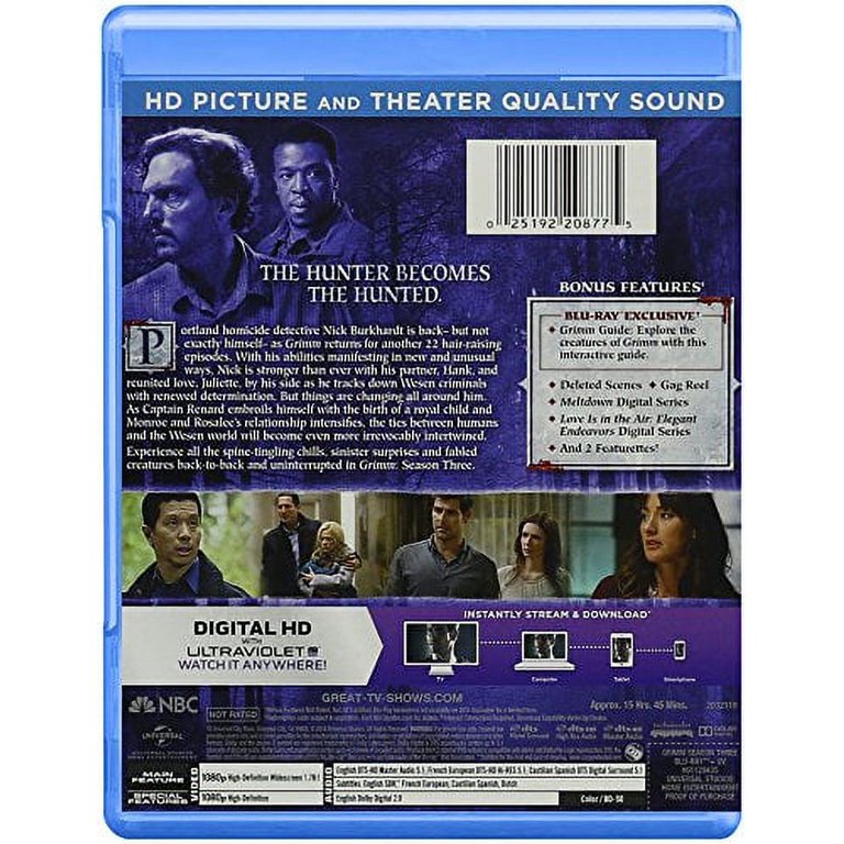 (未使用･未開封品)　GRIMM/グリム シーズン3 ブルーレイ バリューパック [Blu-ray] qdkdu57 ff602acd-7da4-4abc-be23-