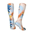thumbnail image 2 of Knee High Socks for Men and Women, Orange Calla Lily Flowers Althletic Compression Socks, Support Long Tube Socks for Outdoor Sport, Calf Socks, High Stockings for Women Men, 2 of 7
