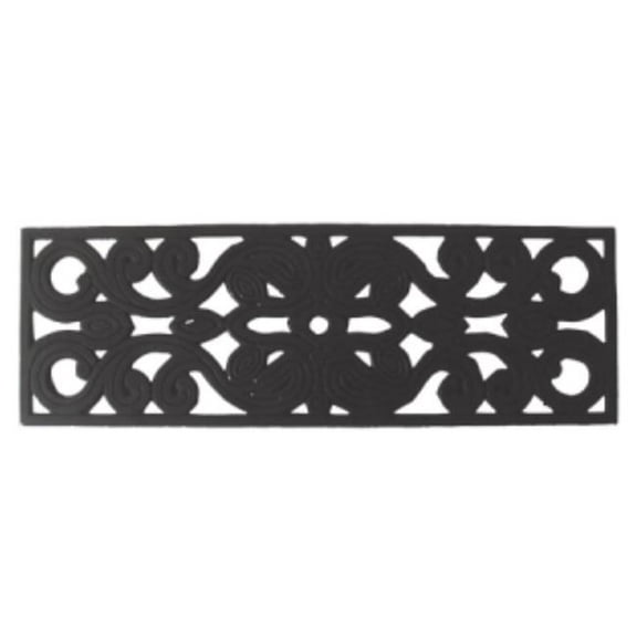Geo Crafts G167 10 x 29.5 in. Stair Treads Doormat, Rubber