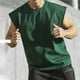 thumbnail image 5 of Playeras Cuello V Para Hombre, Camiseta Sin Mangas De Gimnasio Para Culturismo, Camiseta De Entrenamiento Con Corte Muscular, Camiseta Sin Mangas De Fitness, 5 of 6