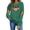 Army Green, variant on TKLPEHG Womans Thanksgiving Sweatshirts Plaid Polka Dots Pumpkin Graphic Sweatshirt Fall Fashion Crew Neck Holiday Tops Long Sleeve Casual Pullover (Gray,S)