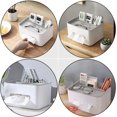 thumbnail image 5 of Desk Organiser Car Tissue Holder Tissue Box Cover Rectangular: Facial Tissue Box Desktop Organizer Glasses Stand Napkin Storage Container for Home Office Kitchen Car Car Mount Tv Stand, 5 of 5
