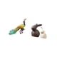 thumbnail image 5 of Escultura De Conejo De Pavo Real Para Jardín, Adorno De Cerámica, Figura Decorativa De Pascua, Estatua De Porcelana, Decoración Para El Hogar, Patio, Soporte De TV, 5 of 8