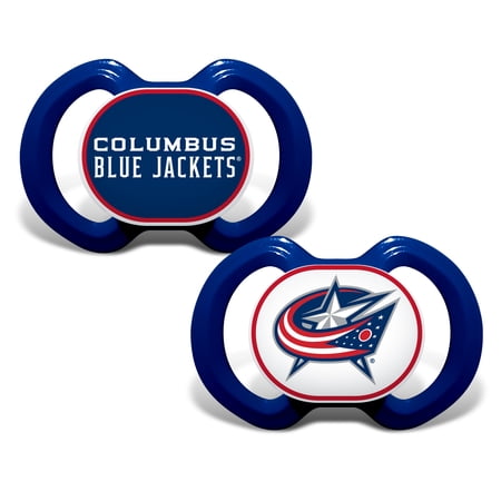 BabyFanatic Officially Licensed Unisex Pacifier 2-Pack – NHL Columbus Blue Jackets
