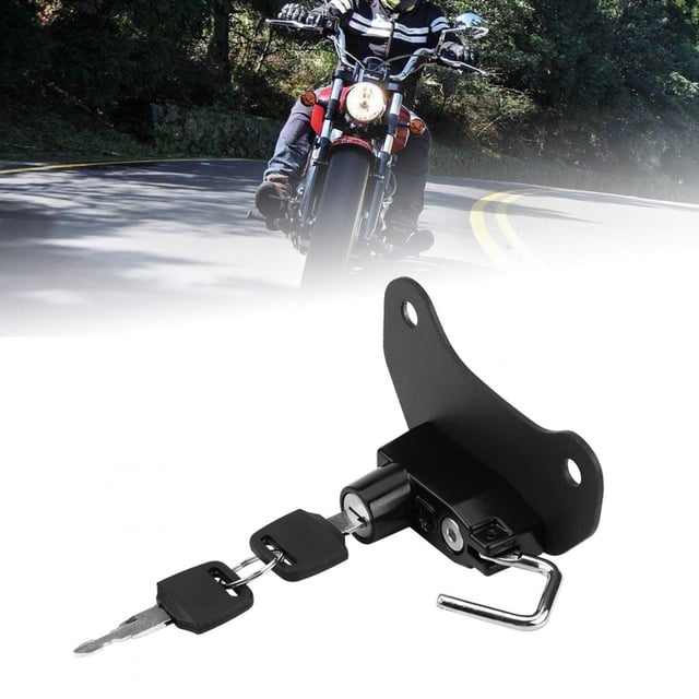 Helmet Lock, Wear Resistance Helmetlok, Anti-rust Easy Installation Autobike Motorbike Autocycle For Motorcycle