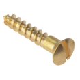 thumbnail image 1 of Forgefix Wood Screws, Slotted, Raised Head, Brass, 1 of 1