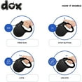 thumbnail image 6 of DDOXX Reflective Retractable Dog Lead - Available in Multiple Colors & Sizes - Ideal for Dogs, Puppies & Cats - Black - XS - 3m - up to 8 kg., 6 of 8
