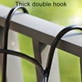 thumbnail image 5 of Cheer.US Hanging Railing Planter Baskets Iron Art Hanging Baskets Flower Pot Holder Hanger Iron Potted Plants Rack Over The Rail Fence Pots Stand for Balcony Porch Fence, 5 of 7