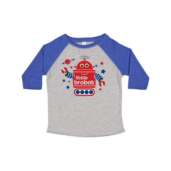 Inktastic Robot Little Brother Boys Toddler T-Shirt