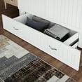 thumbnail image 6 of AFI Aspen Queen Murphy Bed Chest with 6" Mattress, Storage, & Built-in Charger, White, 6 of 21