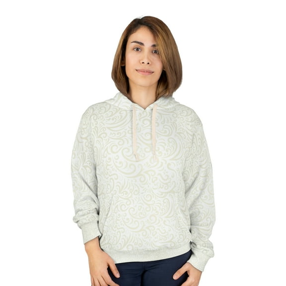 TSmartArt @ Walmart. Stamped Flowers. Unisex Zip Hoodie. Regular Plus M-2XL