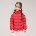 thumbnail image 5 of KAUOD Girls Full Zipper Puffer Jackets Winter Insulated Hooded Quilted down Coats Kids Snow Ski Puffer Outwear with Pockets, 5 of 8