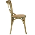 thumbnail image 4 of Modern Contemporary Urban Design Dining Kitchen Room Side Chair, Set of Four, Wood, Natural, 4 of 5