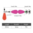 thumbnail image 4 of Hook Calamar Pulpo 90 Mm Con Accesorio Aparejos Pesca Gancho Doble Paraguas (3), 4 of 4