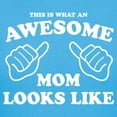 thumbnail image 3 of CafePress - Awesome Mom T Shirt - Women's Traditional Fit Dark T-Shirt, 3 of 4