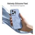thumbnail image 4 of Funda magnética de silicona FEWGEY para iPhone 16 Pro Max, azul, 4 of 7