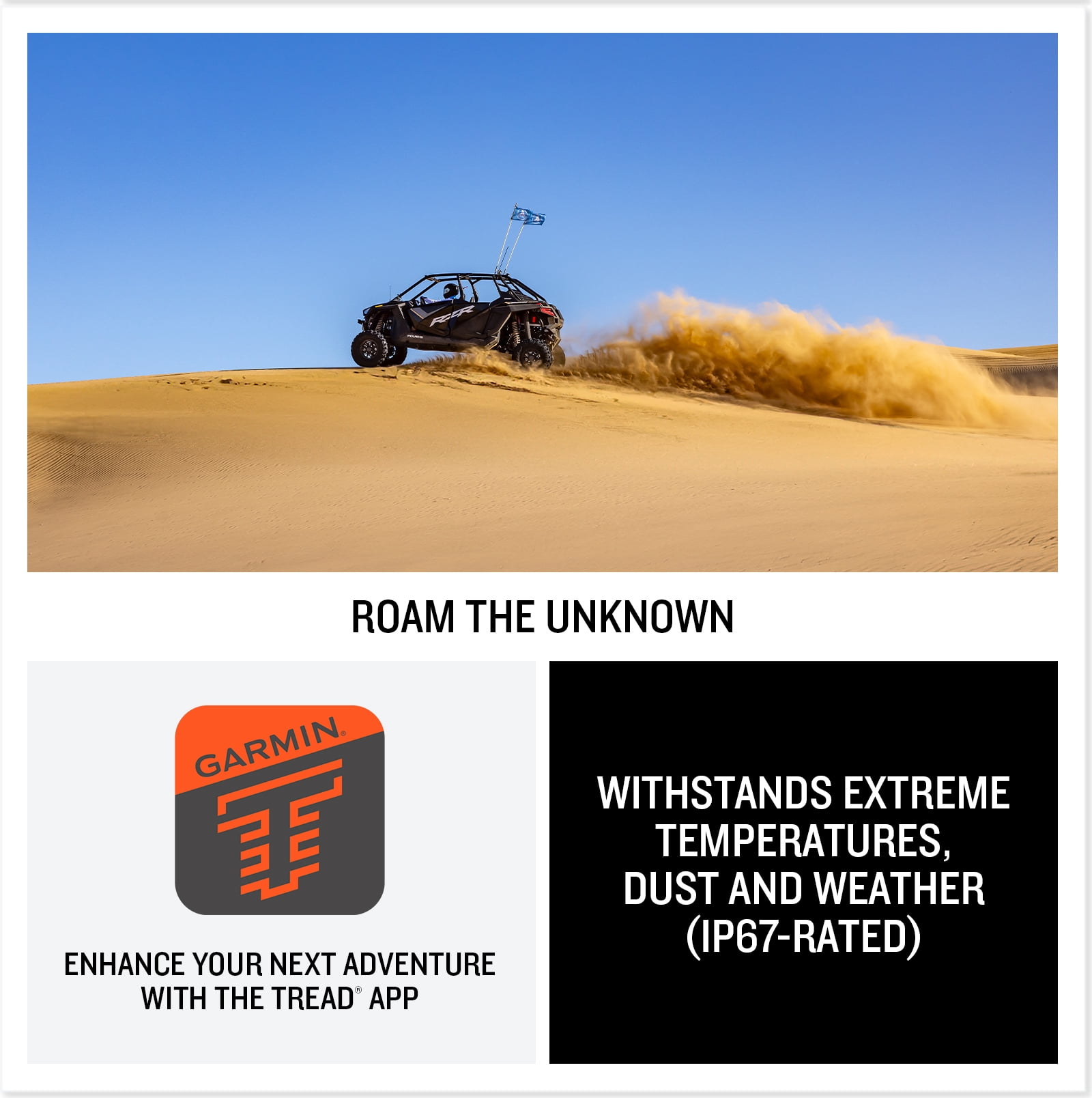 Garmin Tread 2 - SxS Edition, Rugged 8-inch Touchscreen Powersport GPS Navigator for Thrilling Off-Road Rides Navigation Bundle With 32GB Memory Card + Cleaning kit + More