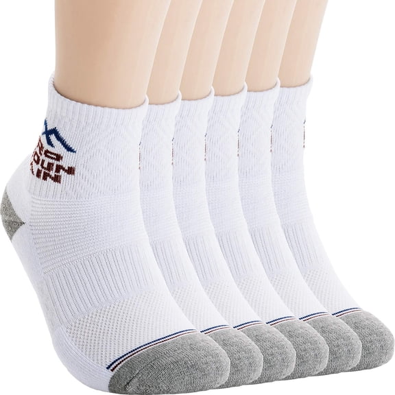 Quarter Ankle Compression Athletic Cotton Mesh Hiking Socks