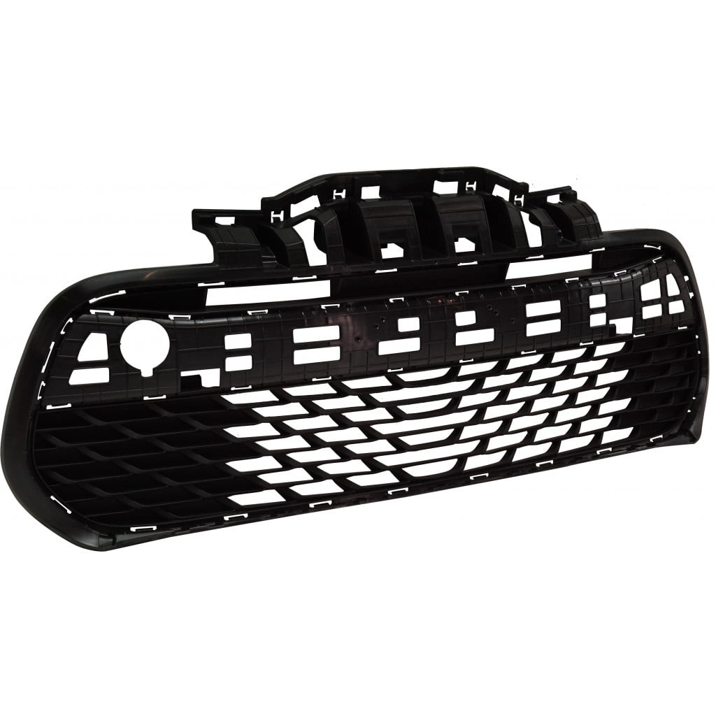 For Kia Rio 2018 2019 2020 Bumper Grille | Front | Textured Dark Gray | LX/S | Hatchbacl/Sedan | CAPA | Replacement For KI1036141 | 86561H9020