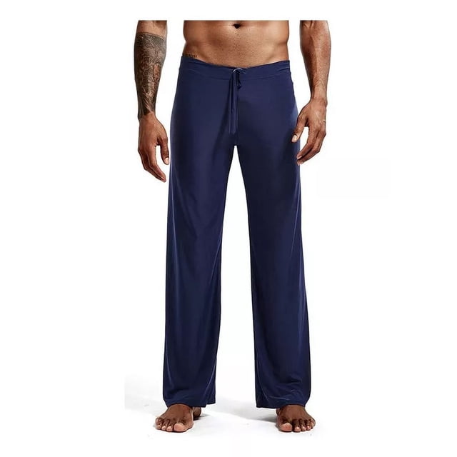 Pantalón De Seda Hielo Para Hombre, Playa, Descanso, Yoga