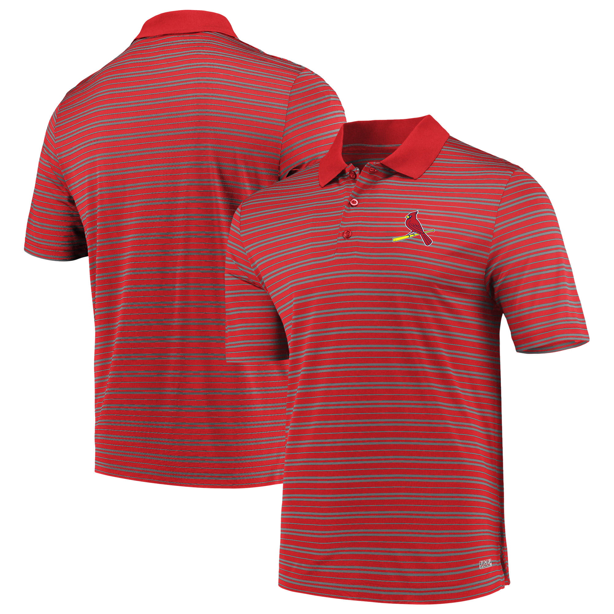 Men&#39;s Majestic Red St. Louis Cardinals Fan Engagement TX3 Cool Fabric Polo - www.ermes-unice.fr