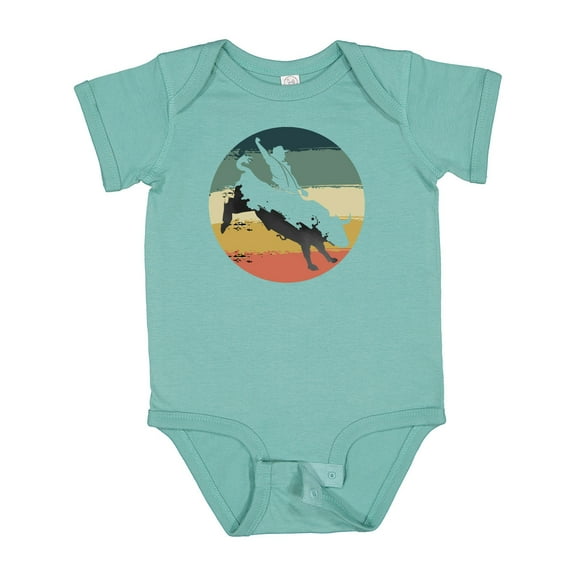 Inktastic Bull Riding Rodeo Rider Boys or Girls Baby Bodysuit