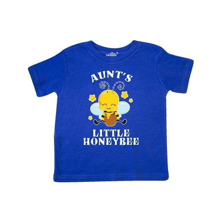 

Inktastic Cute Bee Aunt s Little Honeybee with Stars Gift Toddler Boy or Toddler Girl T-Shirt