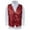 Red, variant on Teen Boys Sequin Vest Sparkly Vest Sleeveless Red Vest Jazz Hop Disco Party Stage Performance Vest Waistcoat 13-14 Years
