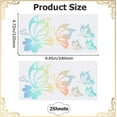 thumbnail image 3 of 2 Sheet Butterfly Car Decal Set Butterfly Vinyl Waterproof Sticker Women Car Stickers and Reflective Decals for Car Bumper Window Laptop Decals Colorful, 3 of 9