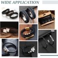 thumbnail image 7 of 10.94 Yards(10m) Leathers Cord 5mm Wide Black 3-Ply Flat Cord Rope Lace Folded Bolo String PU Leathers Strap with Spool for DIY Necklace Jewelry Crafts DIY, 7 of 7