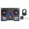 Hercules Instinct P8 2-Deck USB DJ Controller w/ Pads+Sound Card+Headphones