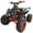 Black, variant on X-Pro Brand New Blast 125cc ATV with Automatic Transmission Reverse LED Headlights Big 19"/18" Tires