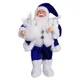 thumbnail image 3 of Figuras de Papá Noel Muñeca de Navidad Papá Noel sentado Decoración para la chimenea de la habitación No solo práctico sino también delicado, agregando, 3 of 5