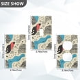 thumbnail image 7 of Yayeee Blank Wall Plate Cover 1-Gang 4.5"x2.7" Home Unused Decorative Outlet, Blue Retro Print, 7 of 7