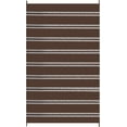 thumbnail image 2 of wikiwiki Outdoor Rug, 9x18ft Waterproof Reversible Mat Indoor Outdoor Rugs Carpet, Small Area Rug Plastic Straw Rug for Patio Deck Balcony Pool RV Camping Beach Picnic, Brown & White, Rugscape Series, 2 of 5