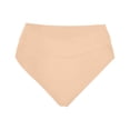 thumbnail image 4 of Conairie Women Bikini Bottoms High Cut Full Coverage Swimsuit Solid Color Ruched Scrunch Swimsuit Bottom Rose Gold M, 4 of 4