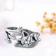 thumbnail image 3 of Cute Adjustable Open Cat Kitten Totem Ring Wedding Jewelry Accessory, 3 of 5
