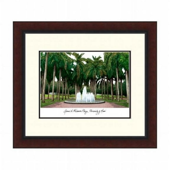 University of Miami Legacy Alumnus Lithograph
