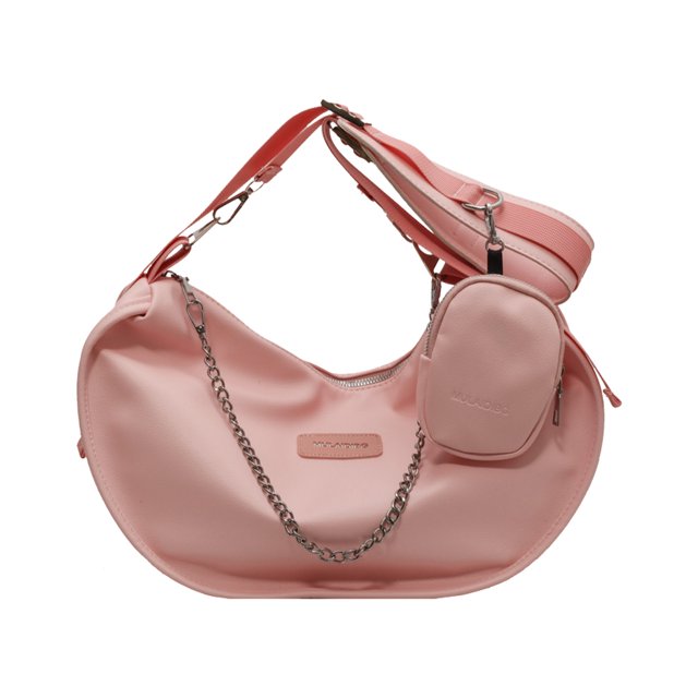 Bolso de hombro compuesto de PU Transpirable para mujer Durable con cremallera para el ocio diario