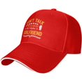 thumbnail image 2 of Womens Hat Funny Dating Fitted Golf Hats for Women's Dont Talk to Me I Have Girlfriend Cool Hat, 2 of 7