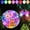 10-Colors-Hook, variant on PETGLE 50pcs 10-Colors Mini Lights,Long Standby Time Waterproof LED Balloon Light,Battery Powered,Ball Lamp for Balloon Paper Lantern Birthday Party Christmas Halloween