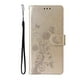thumbnail image 3 of For iPhone 17 Pro Leather Case Butterfly Floral Imprint Wallet Stand Cover -, 3 of 5