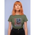 thumbnail image 2 of Eclipse Planet Techno Style T-Shirt Women -Image by Shutterstock, Female Large, 2 of 4
