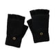 thumbnail image 4 of Soidarity Manoplas sin dedos para hombre y mujer, guantes con tapa, táctil de Handy Winter Warm Ciclismo negro, 4 of 6